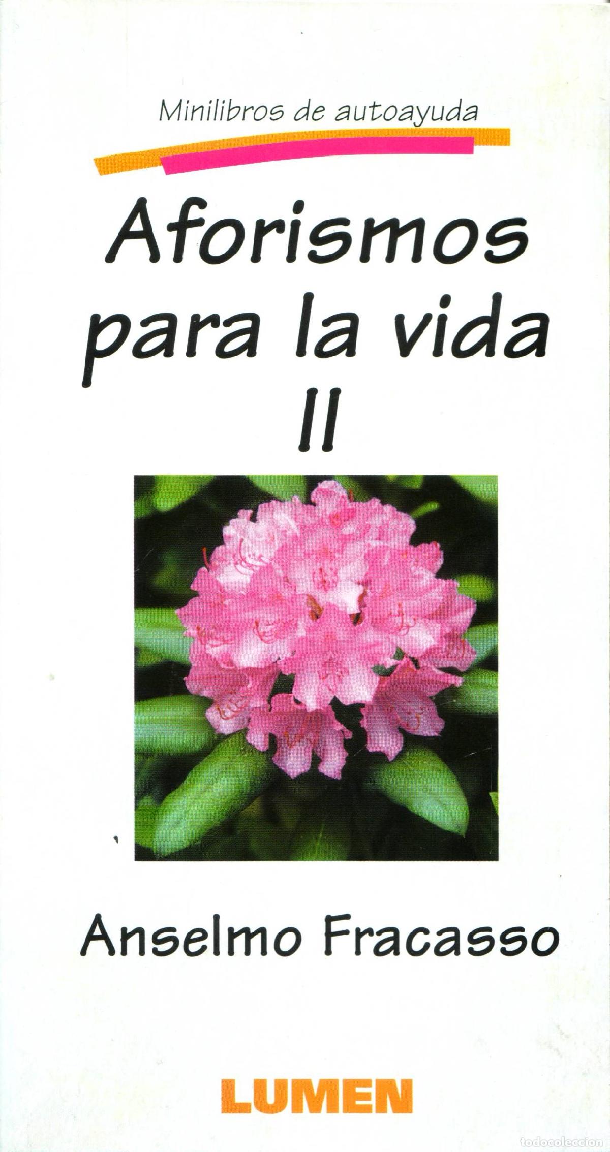 Libros: Aforismos para la vida (II) - Fracasso, Anselmo - Foto 1