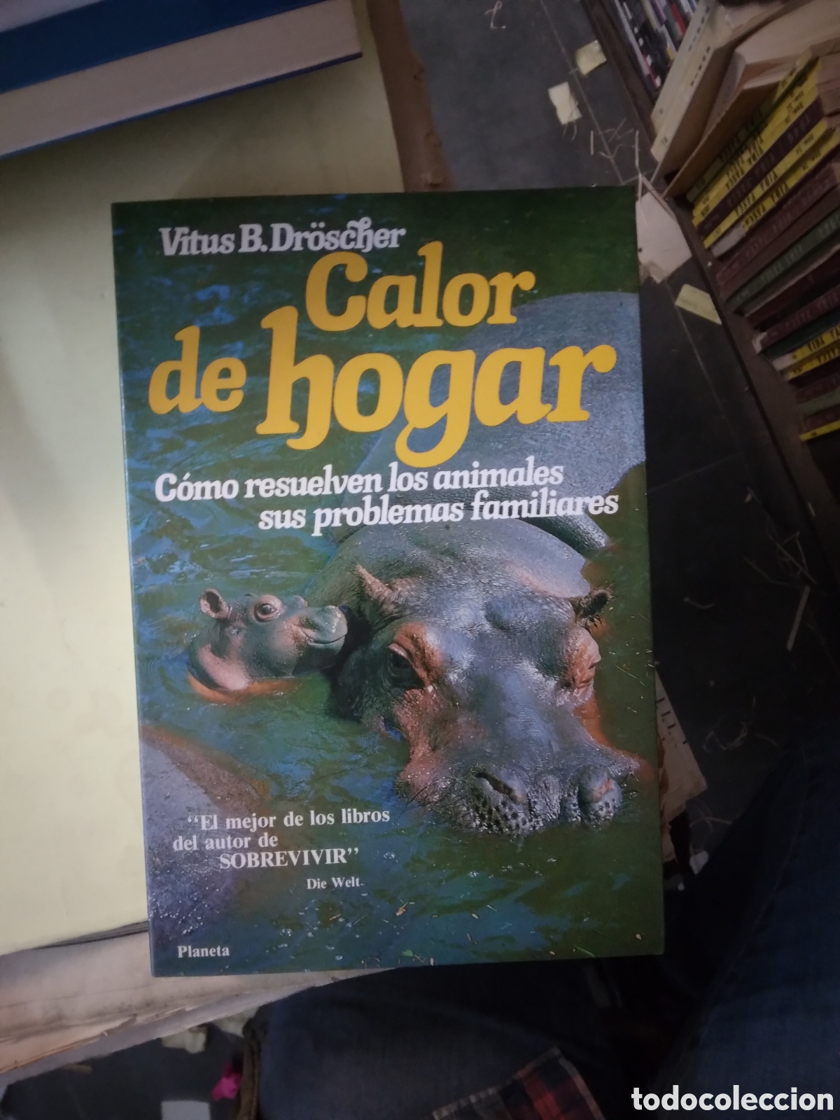 Libros: Calor de hogar ,virus droscher,.Planeta - Foto 1