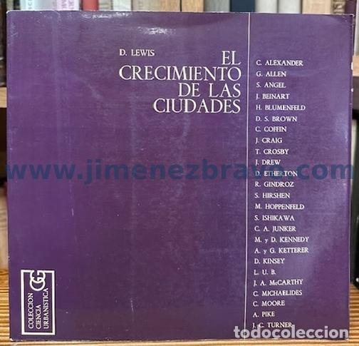 Libros: EL CRECIMIENTO DE LAS CIUDADES - LEWIS, David - Foto 1