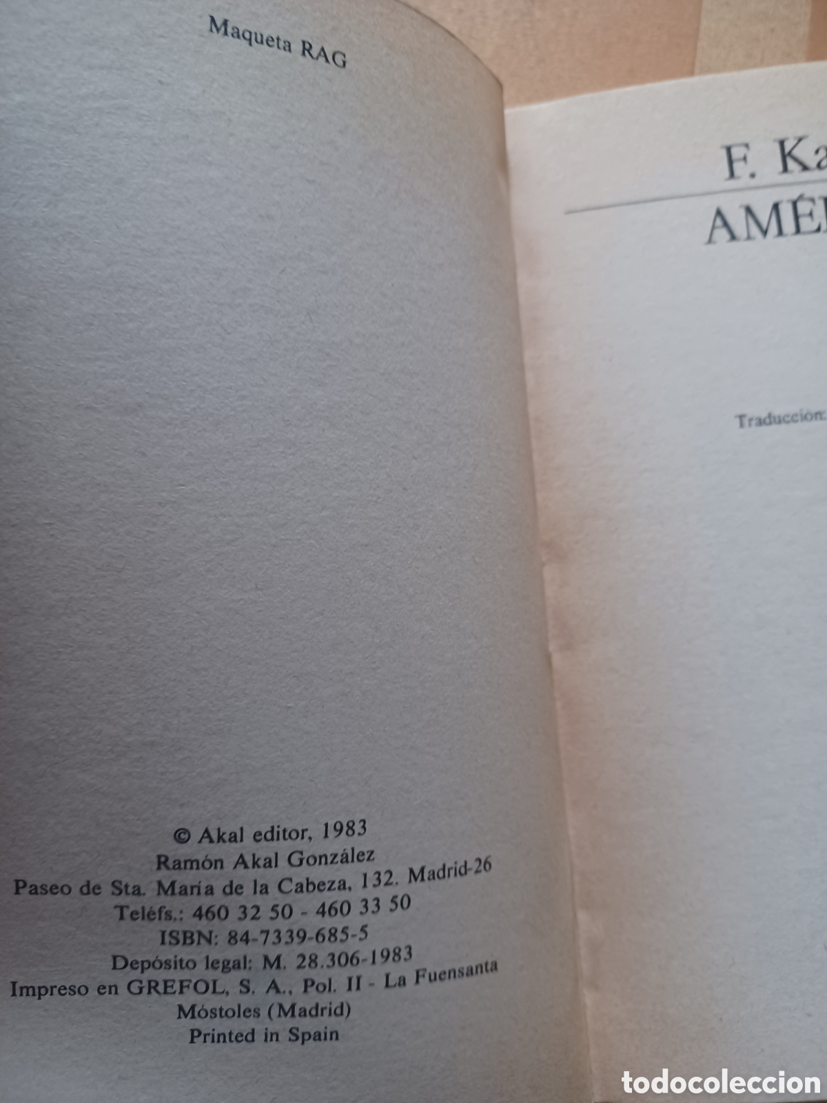 Libros: Barybook 162. Kafka Am&eacute;rica akal bolsillo - Foto 3
