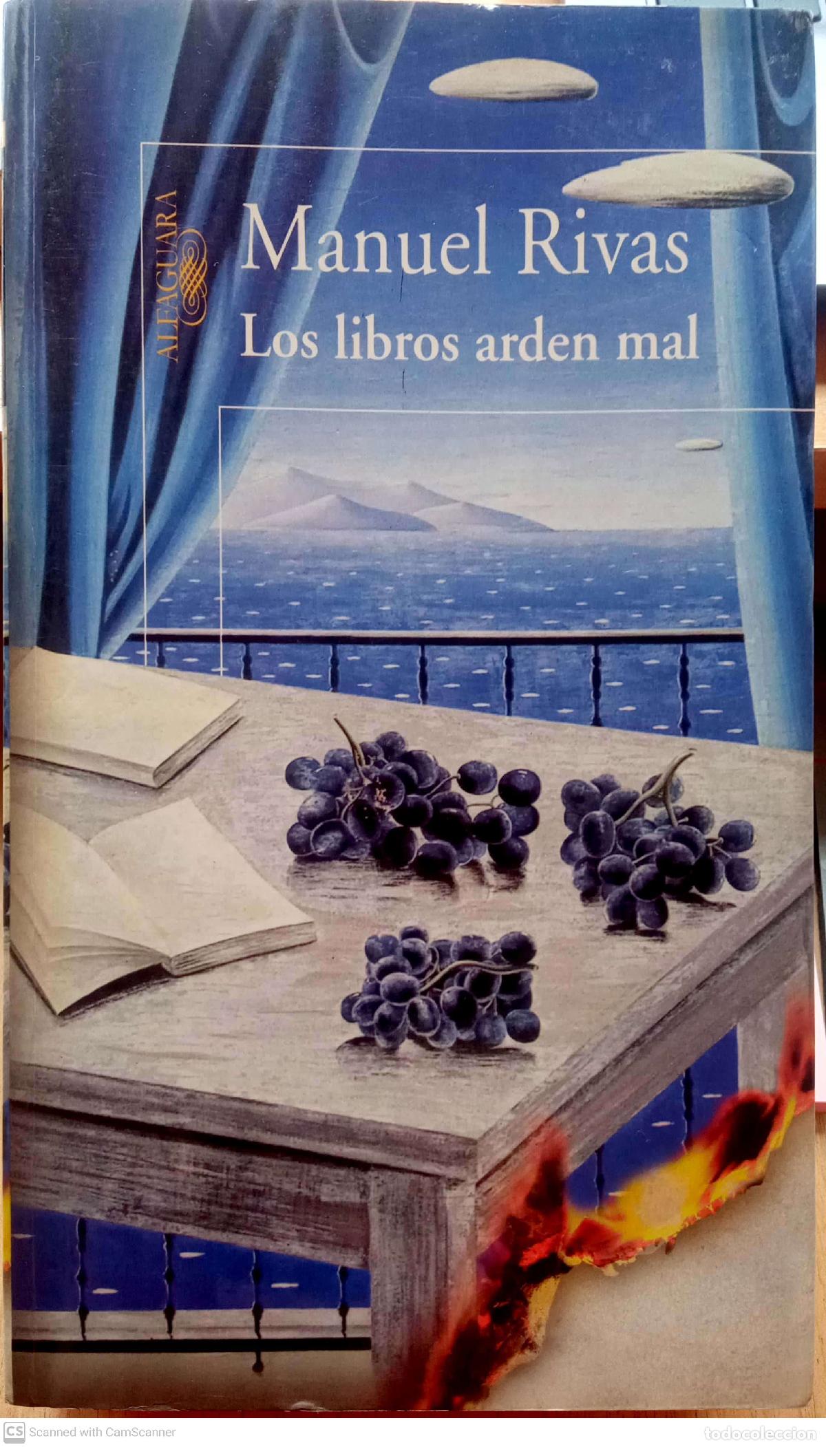 Libros: Los libros arden mal - Manuel Rivas - Foto 1