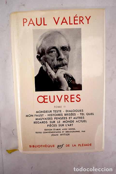 Libros: Oeuvres, tomo II.- Val&eacute;ry, Paul - Foto 1