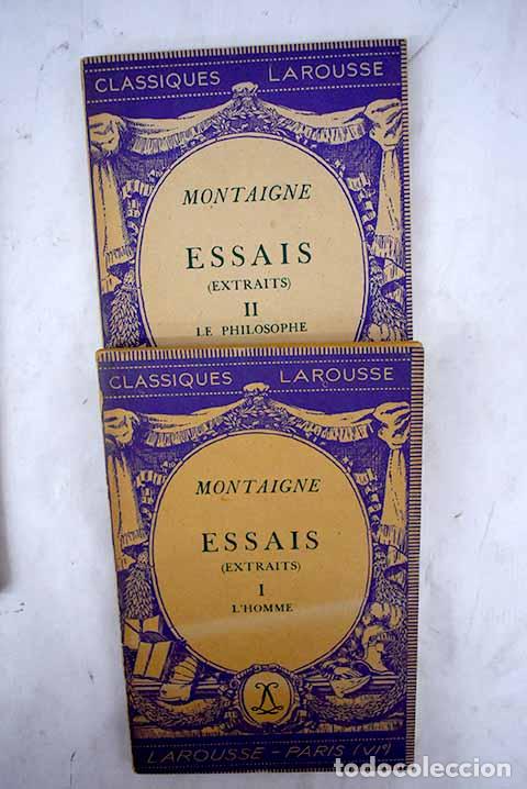 Libros: Essais (extraits).- Montaigne, Michel de - Foto 1