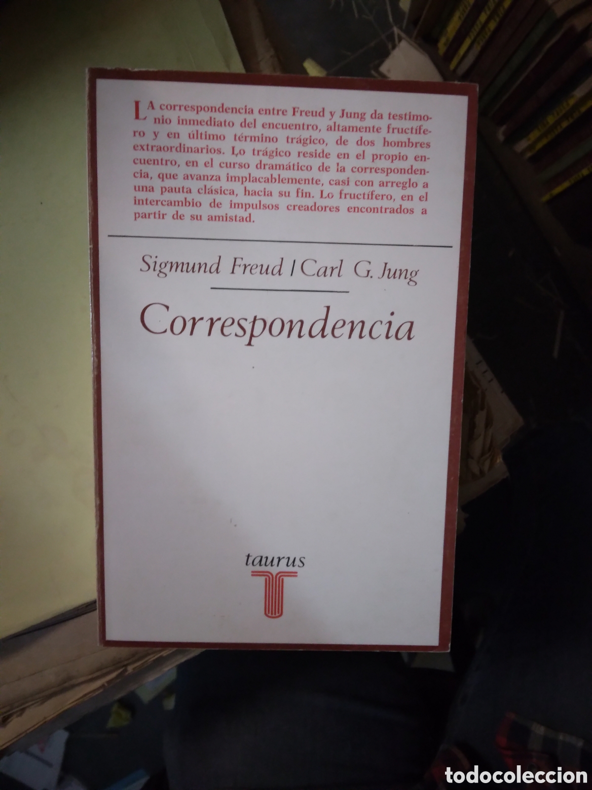 Libros: Sigmund Freud, Jung, Correspondencia, Taurus - Foto 1