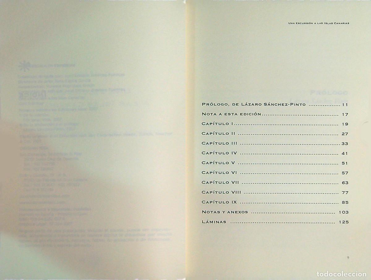 Libros: UNA EXCURSI&Oacute;N A LAS ISLAS CANARIAS - CARL SCHR&Ouml;TER - 2007 - CANARIAS - Foto 2