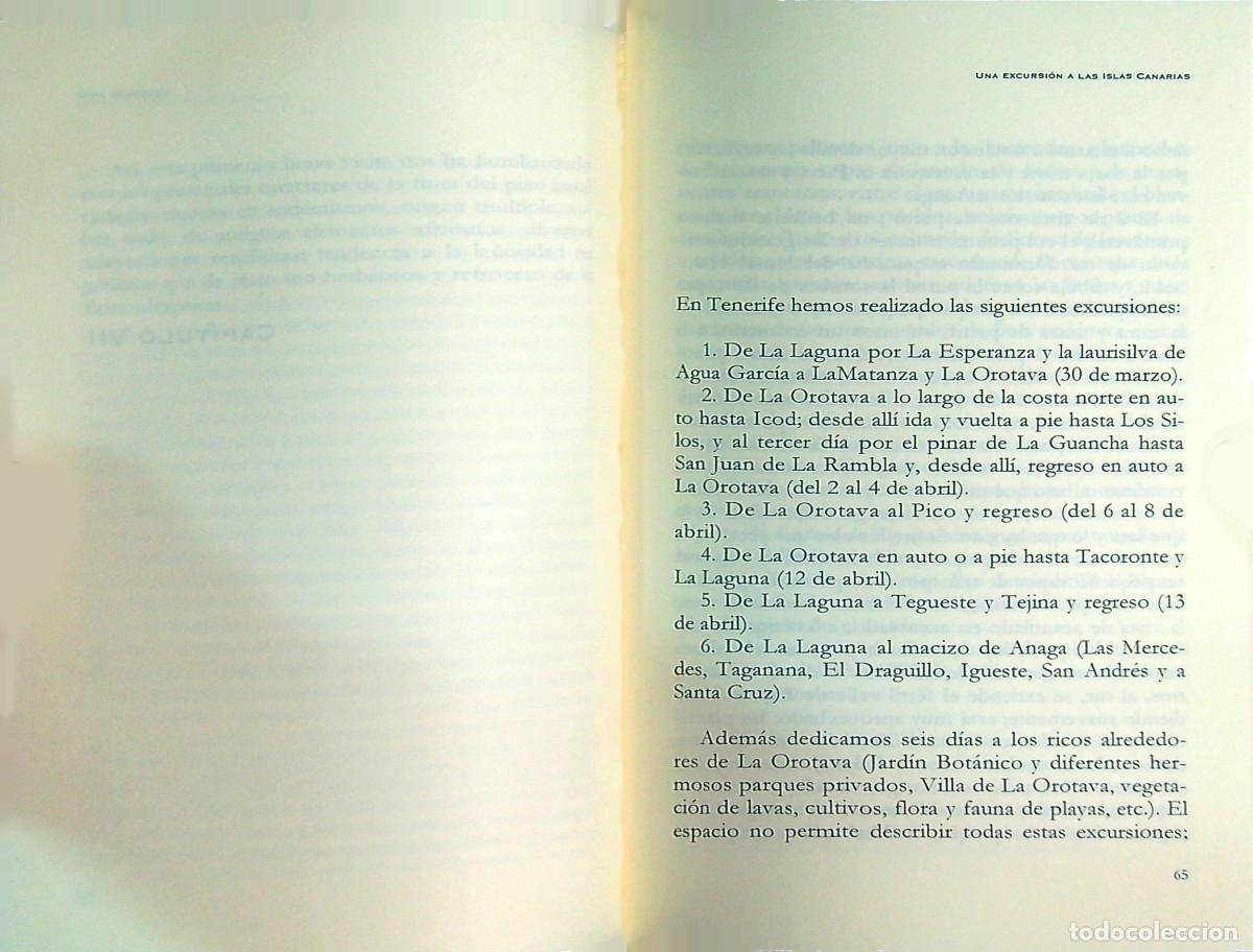 Libros: UNA EXCURSI&Oacute;N A LAS ISLAS CANARIAS - CARL SCHR&Ouml;TER - 2007 - CANARIAS - Foto 3