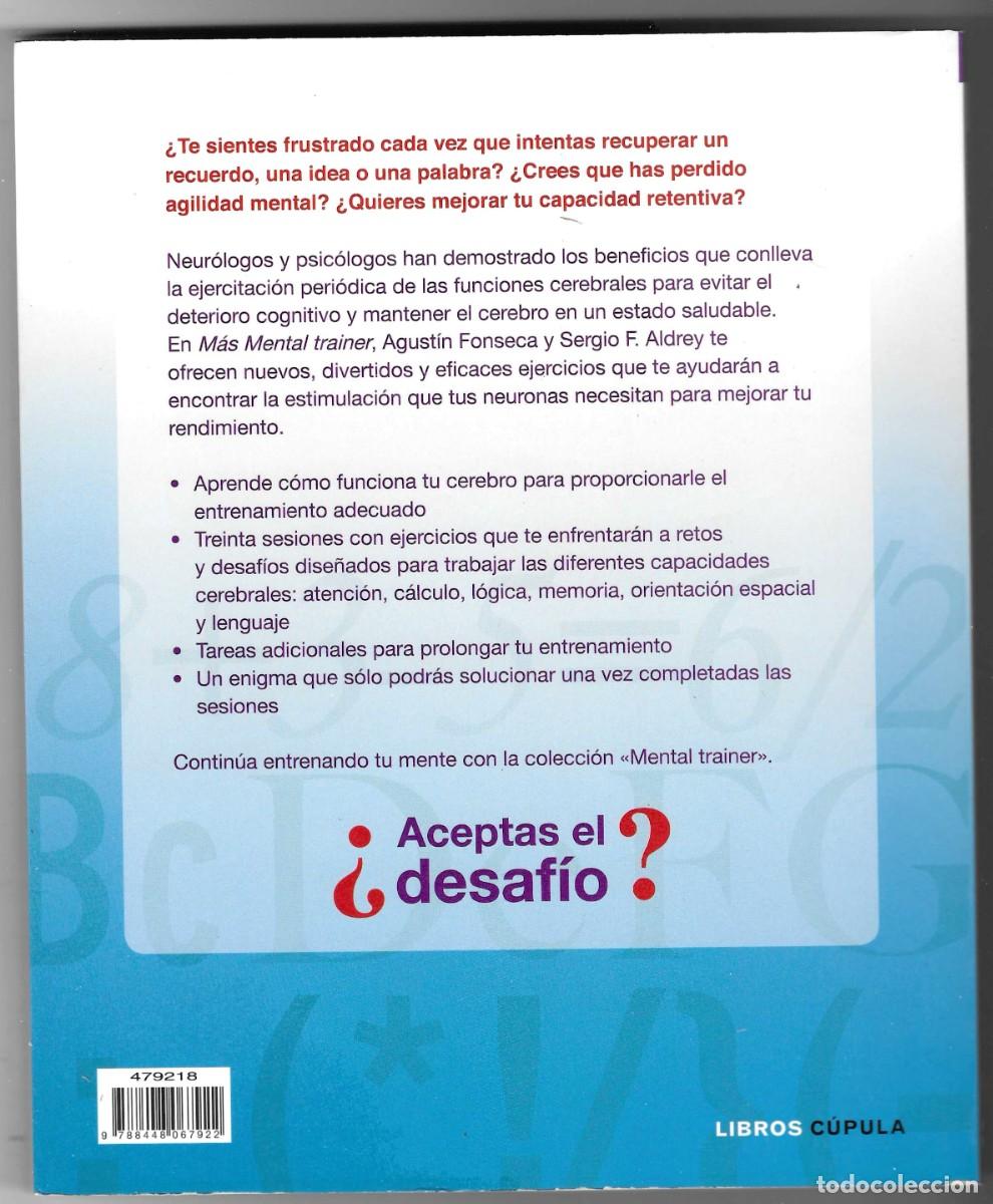 Libros: Libro. M&aacute;s Mental Trainer. Agust&iacute;n Fonseca. 27-637 - Foto 2