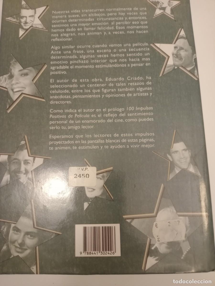 Libros: Libro 100 Impulsos positivos de pelicula - Eduardo Criado - Foto 2