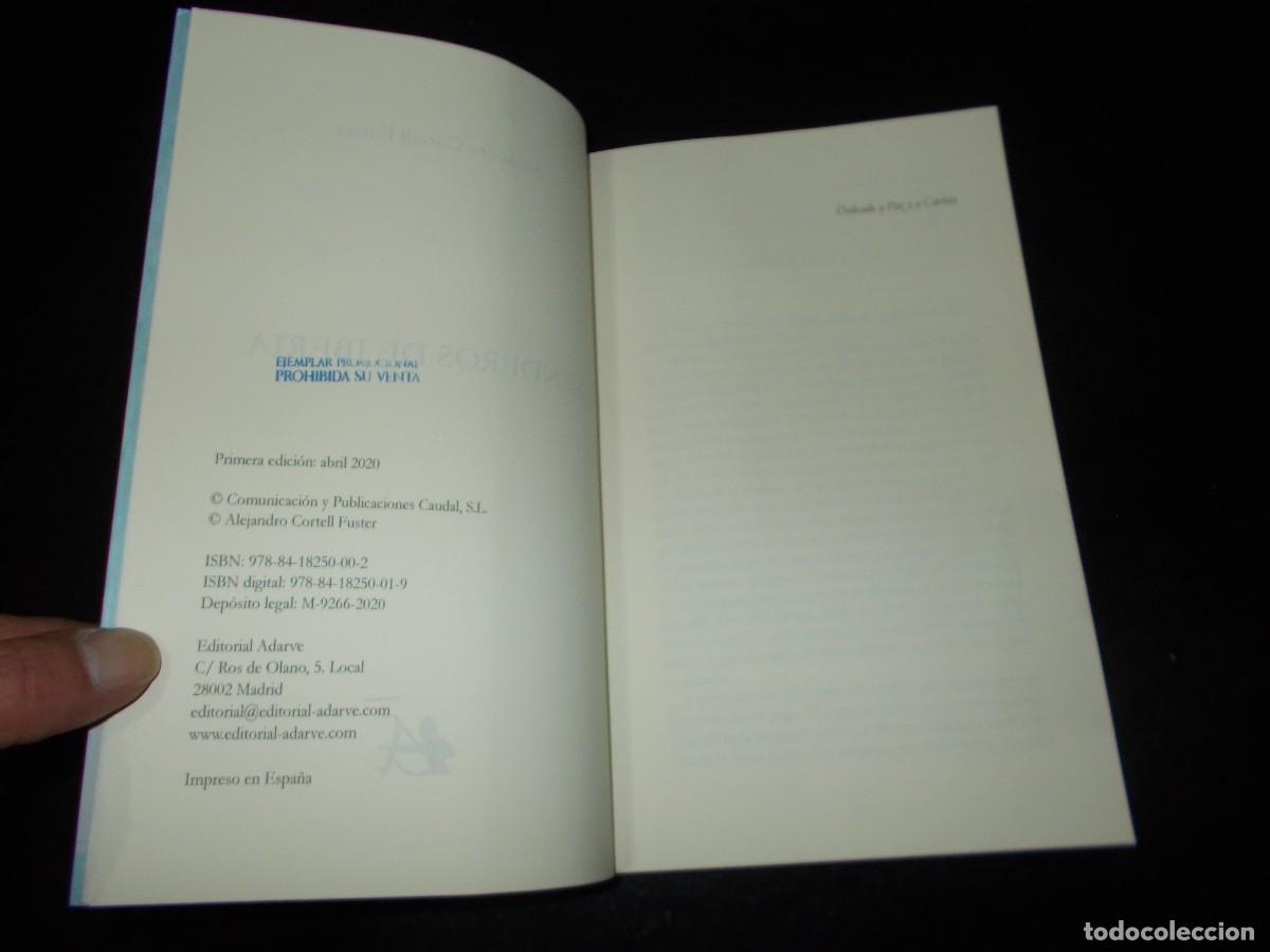 Libros: SENDEROS DE IBERIA. Alejandro Cortell. Adarve 2020. Novela - Foto 2