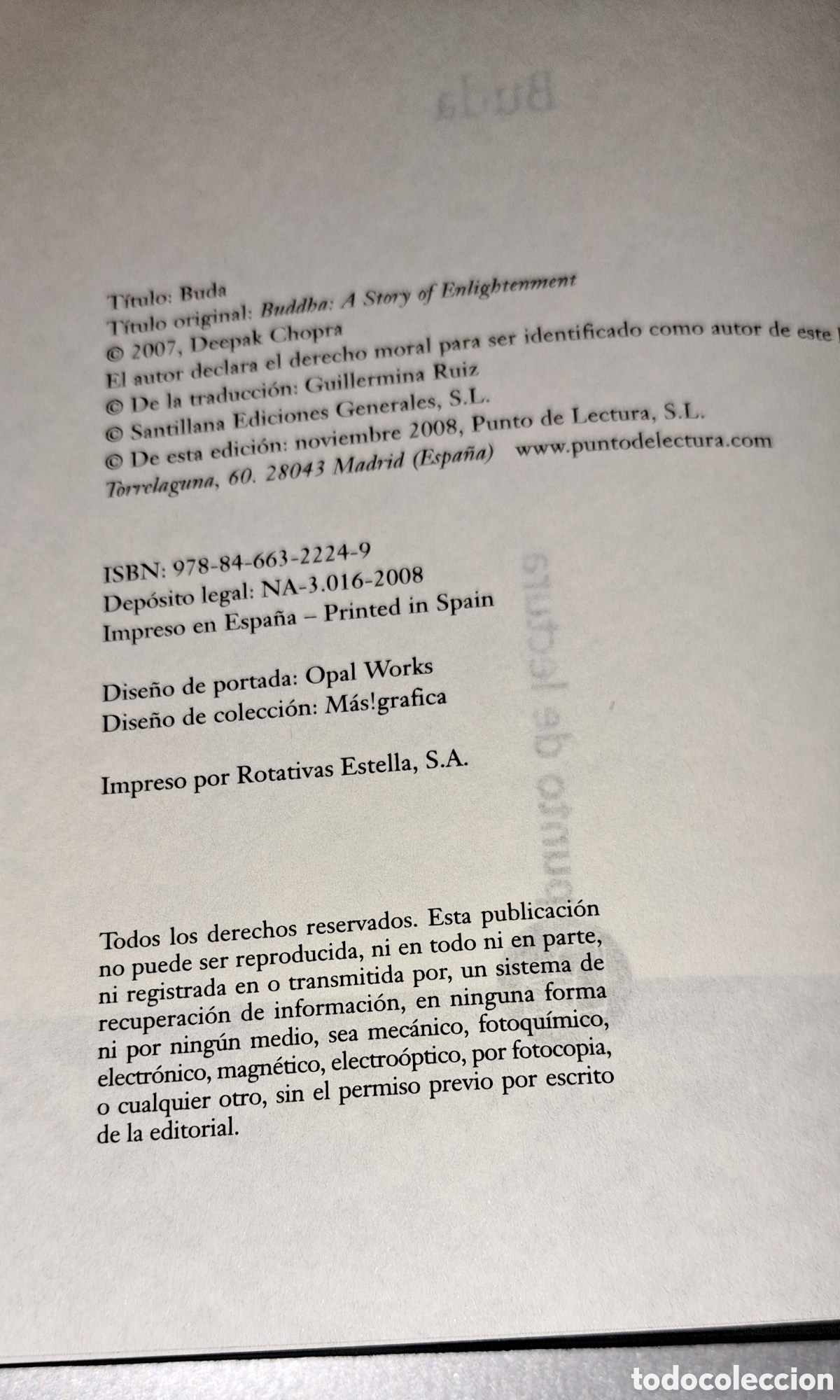 Libros: BUDA, DEEPAK CHOPRA, 2008 - Foto 3