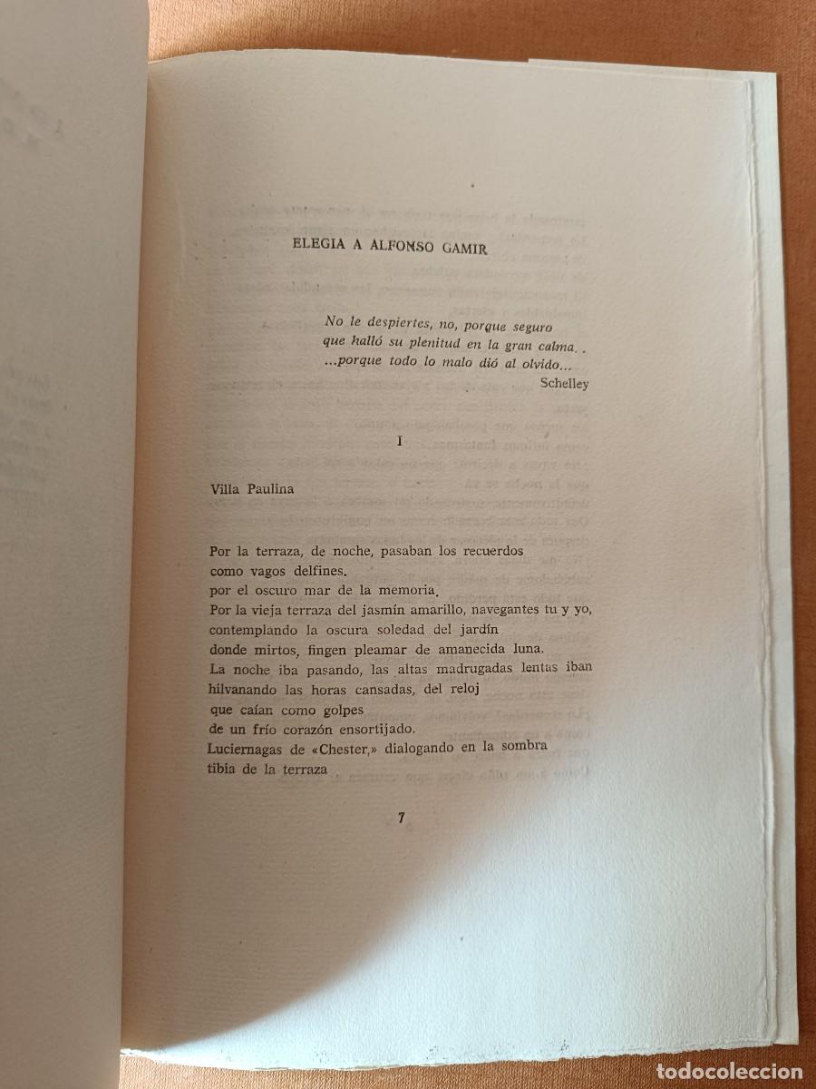 Libros: OROZCO, Manuel: - Eleg&iacute;a a un amigo. - Foto 4