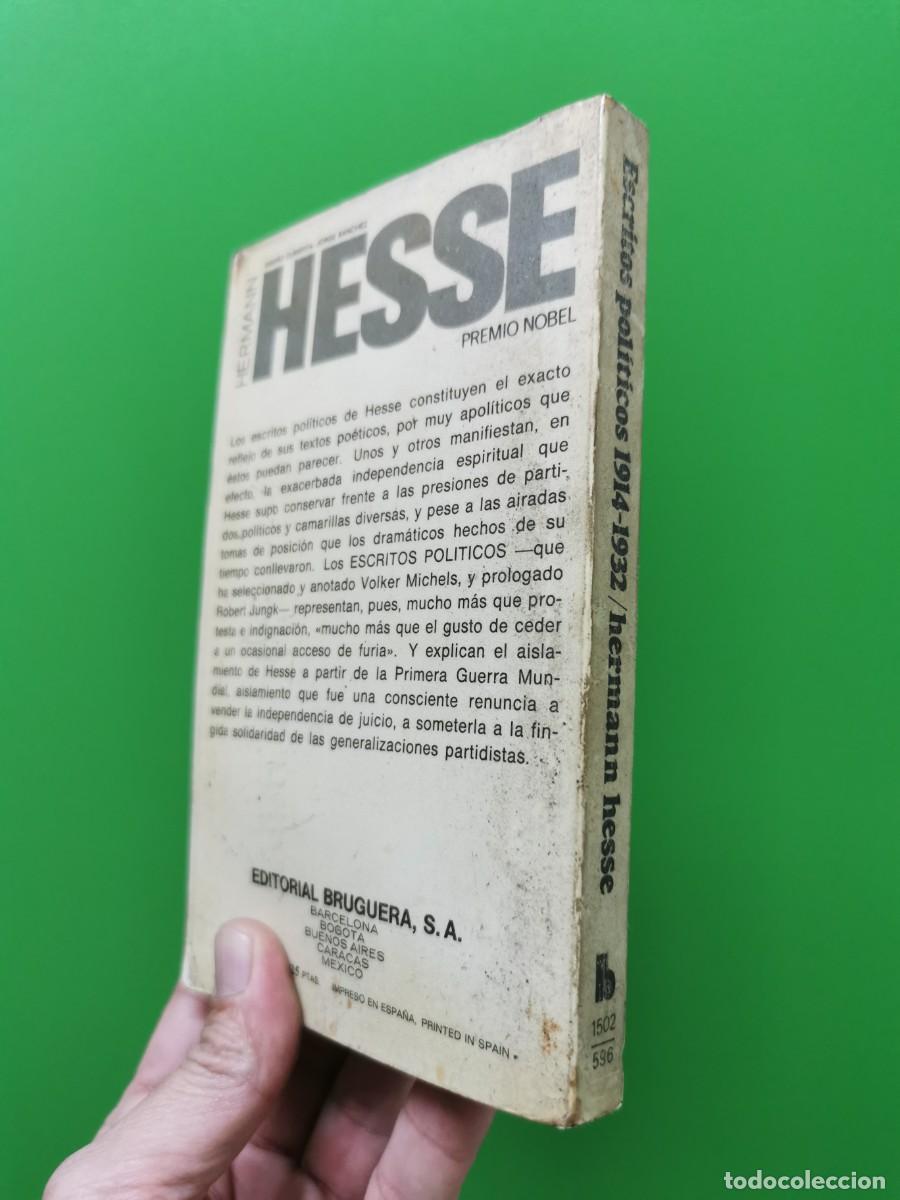Libros: ESCRITOS POL&Iacute;TICOS 1932 - 1962. HERMANN HESSE - Foto 2