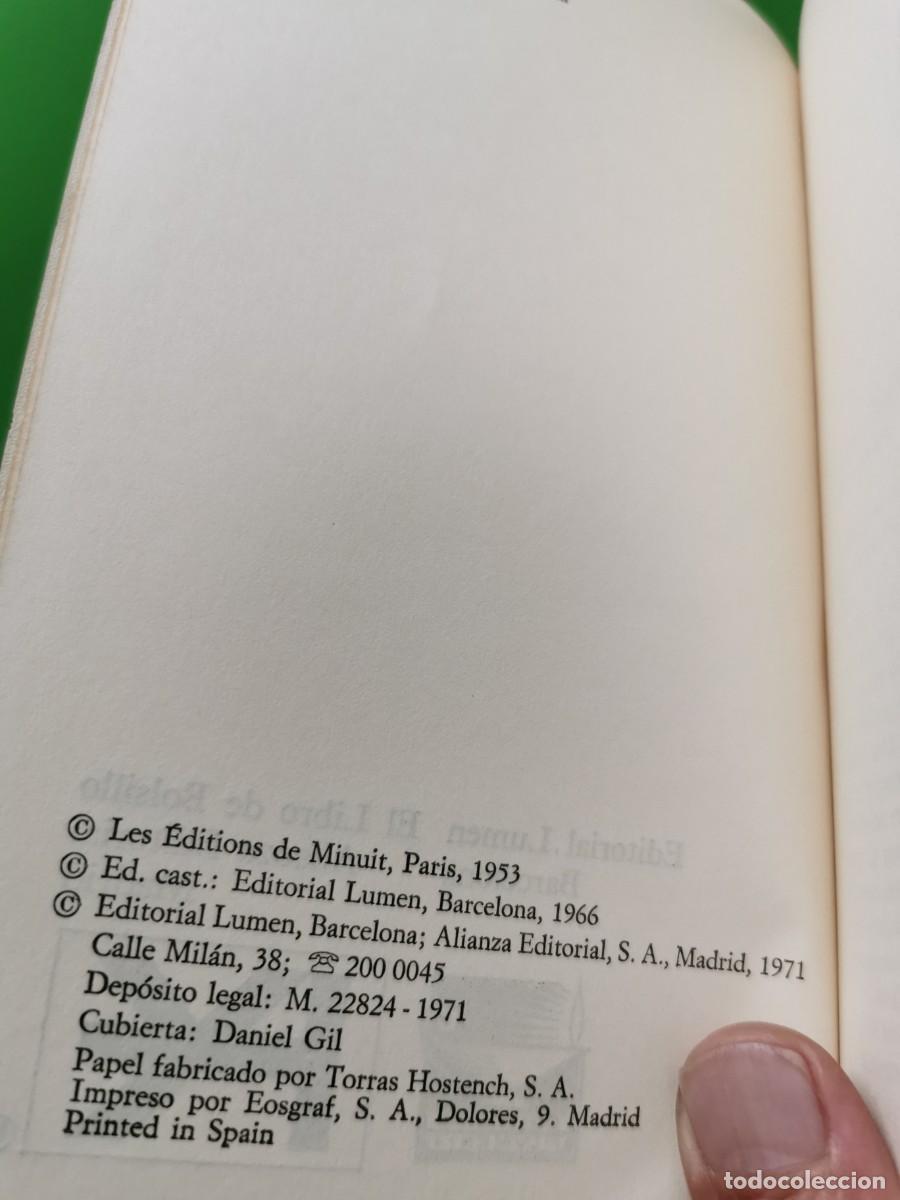 Libros: SAMUEL BECKETT. EL INNOMBRABLE. ALIANZA/LUMEN - Foto 3