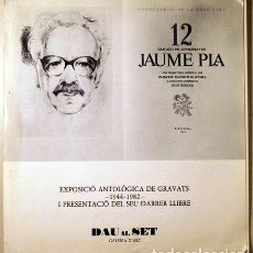 Libros: PLA, JAUME - 12 GRAVATS JAUME PLA - BARCELONA 1982 - IL·LUSTRAT