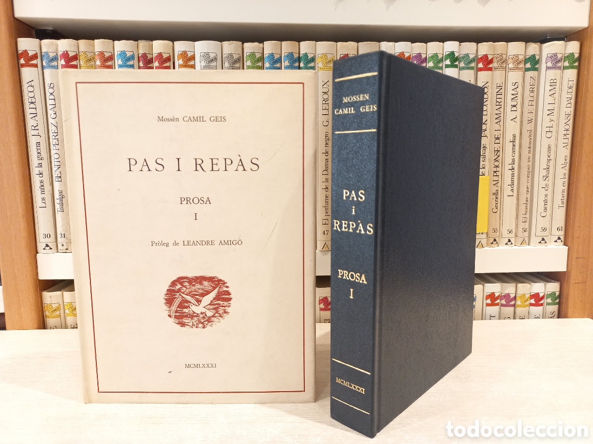 Libros: Pas i Rep&agrave;s. Camil Geis. Biblioteca Quadern, 1981. Catal&aacute;n. - Foto 4