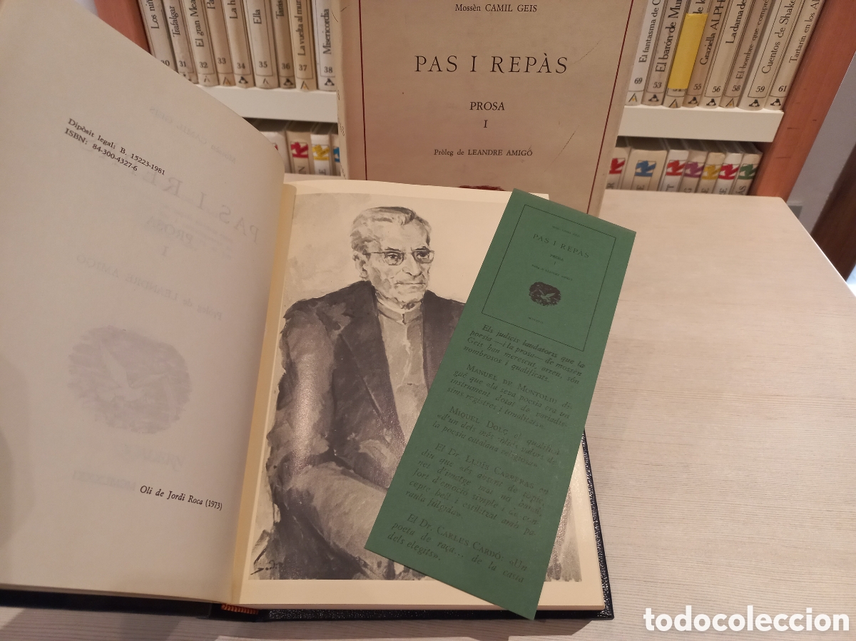 Libros: Pas i Rep&agrave;s. Camil Geis. Biblioteca Quadern, 1981. Catal&aacute;n. - Foto 6