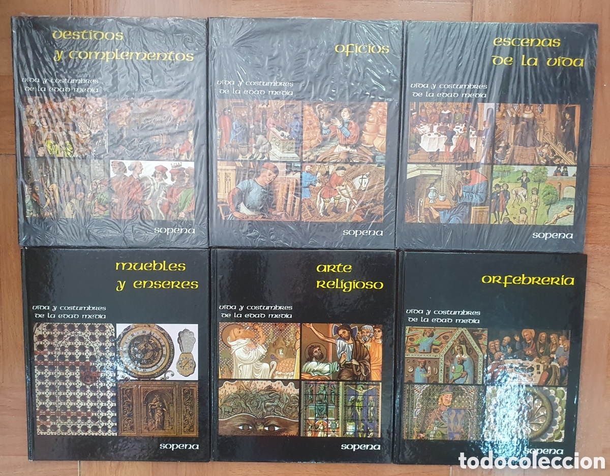 Libros: Vida y Costumbres de la Edad Media � 6 Tomos � Sopena - VV. AA. - Foto 1
