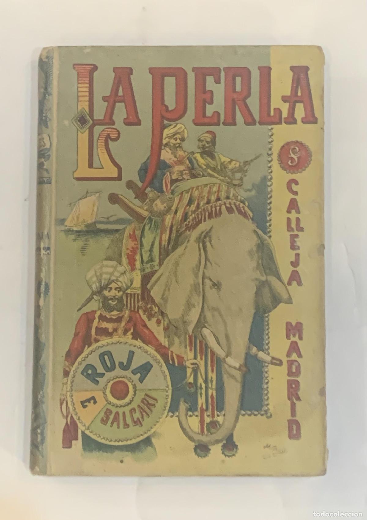 Libros: SALGARI, Emilio. - La perla roja. - Foto 1