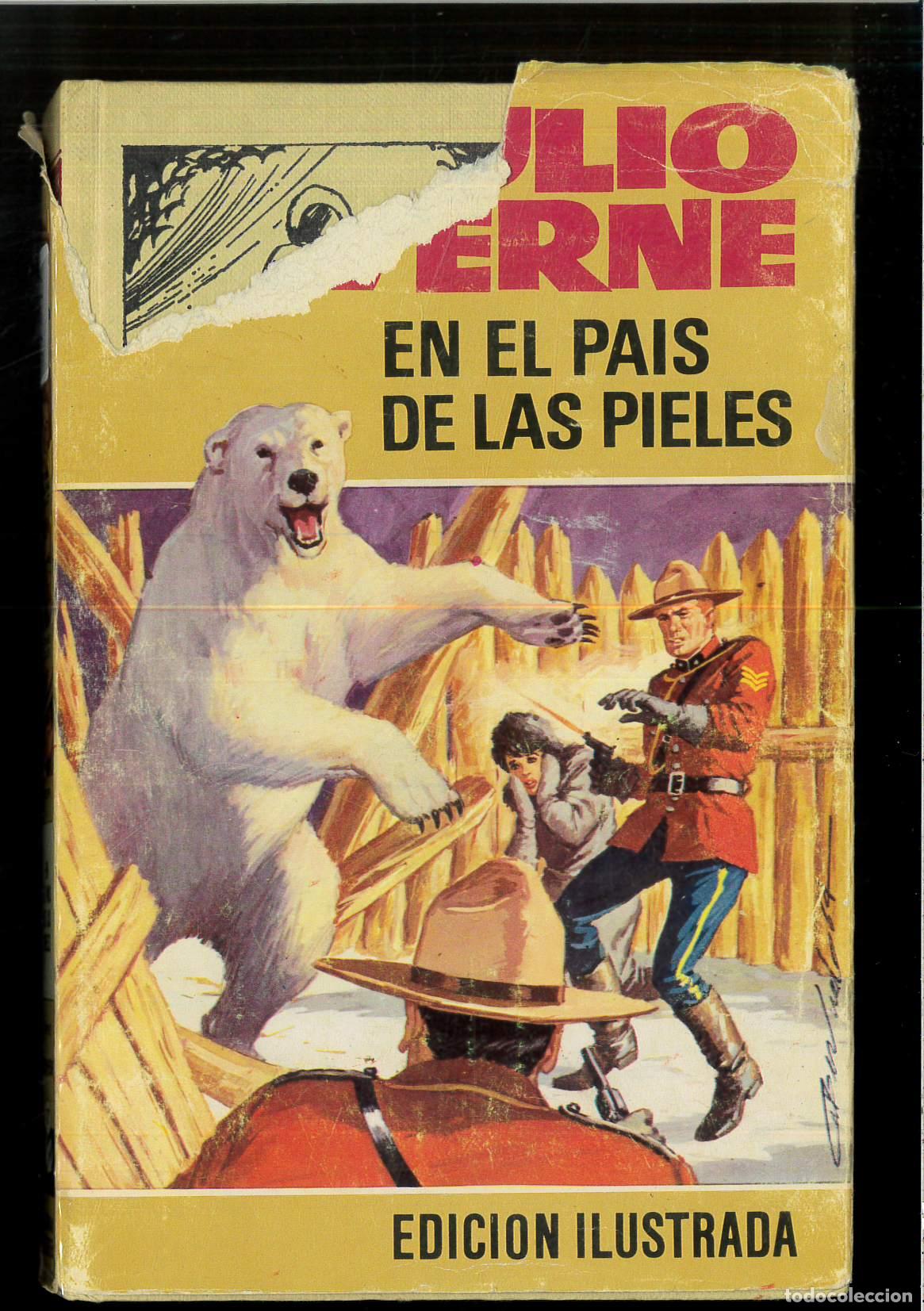 Libros: EN EL PA&Iacute;S DE LAS PIELES - Verne,Julio - Foto 1