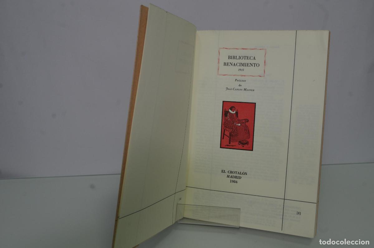 Libros: BIBLIOTECA RENACIMIENTO 1915 BIBLIOTECA 1984 - Foto 4