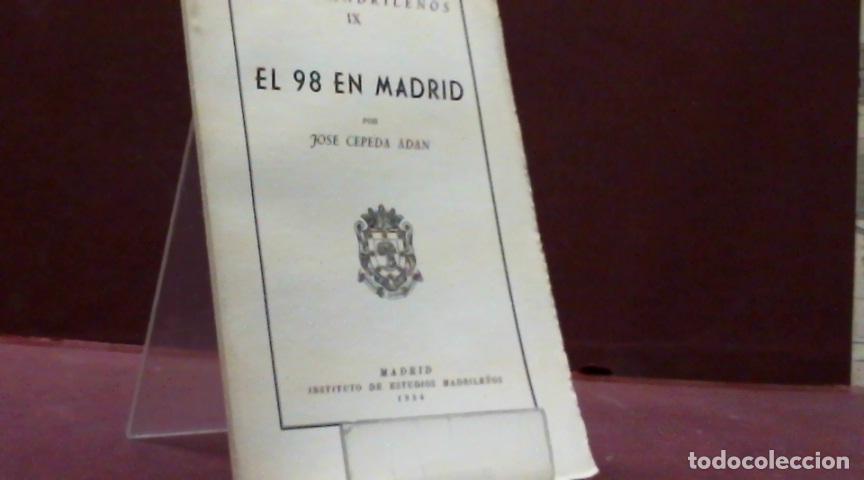 Libros: EL 98 EN MADRID CEPEDA ADAN, JOSE 1954 - Foto 1