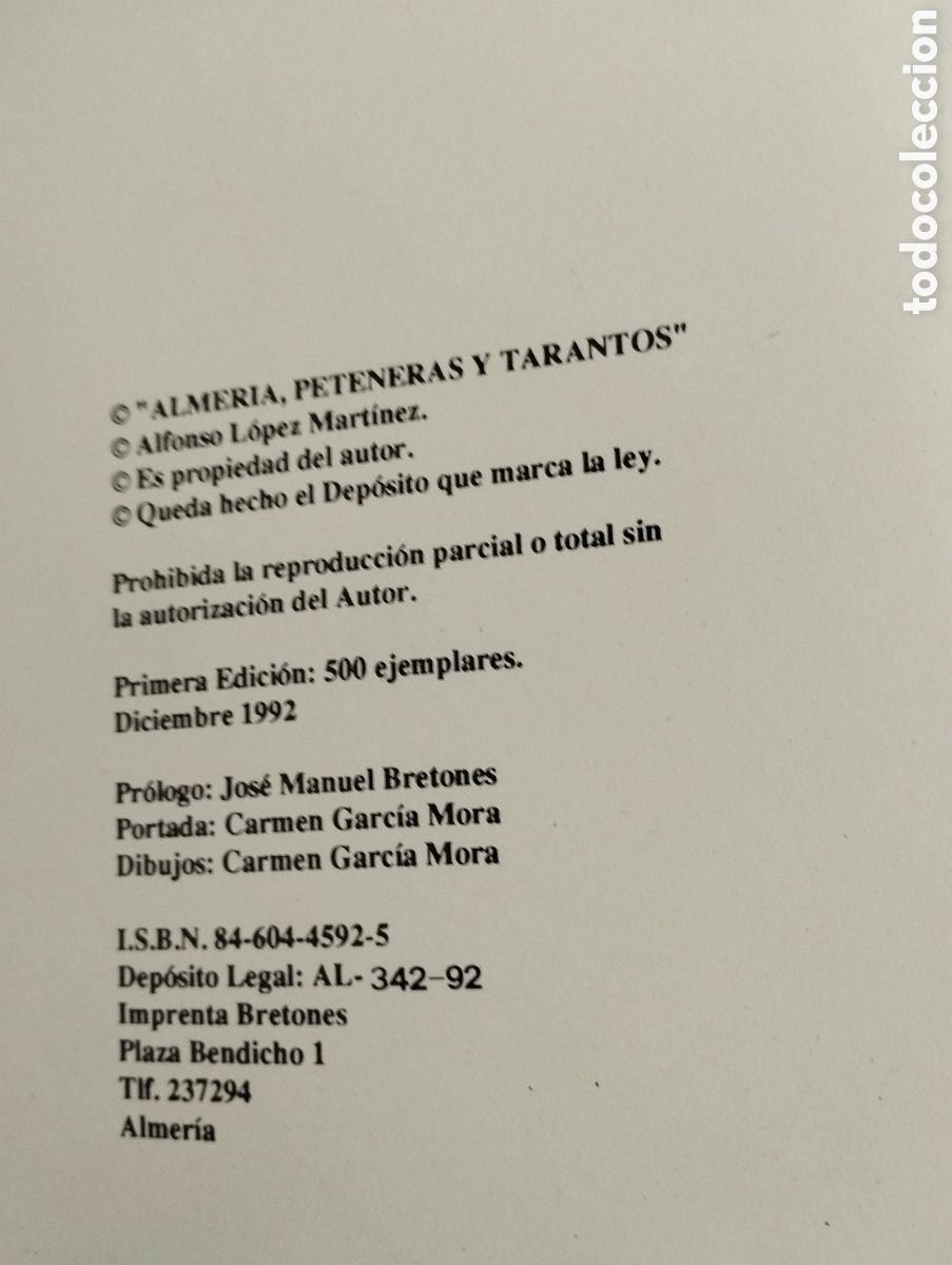 Libros: LIBRO ALMER&Iacute;A PETENERAS Y TARANTOS - Foto 4