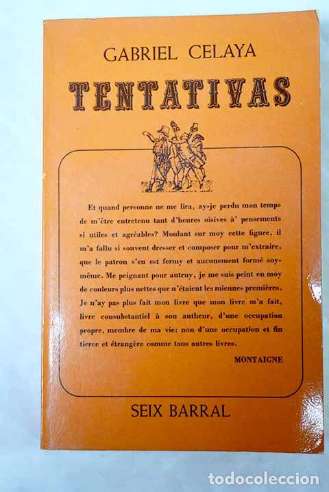 Libros: Tentativas: : Seix Barral. - Foto 1