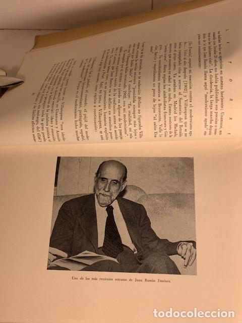 Libros: LA TORRE HOMENAJE A JUAN RAMON JIMENEZ 1957 - Foto 4