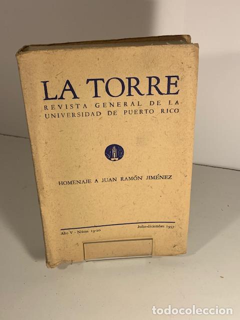 Libros: LA TORRE HOMENAJE A JUAN RAMON JIMENEZ 1957 - Foto 1