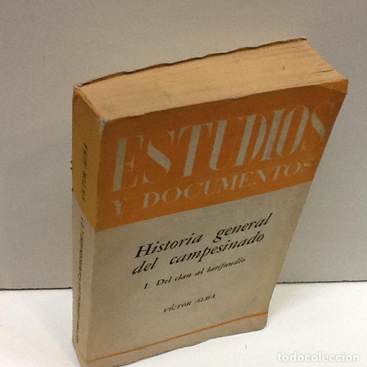 Libros: HISTORIA GENERAL DEL CAMPESINADO ALBA VICTOR 1964 - Foto 1