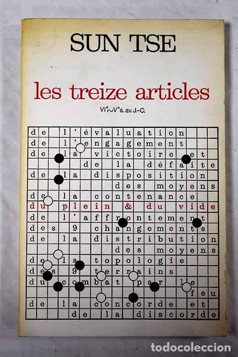 Libros: Les treize articles: Tse, Sun.- Tse, Sun - Foto 1