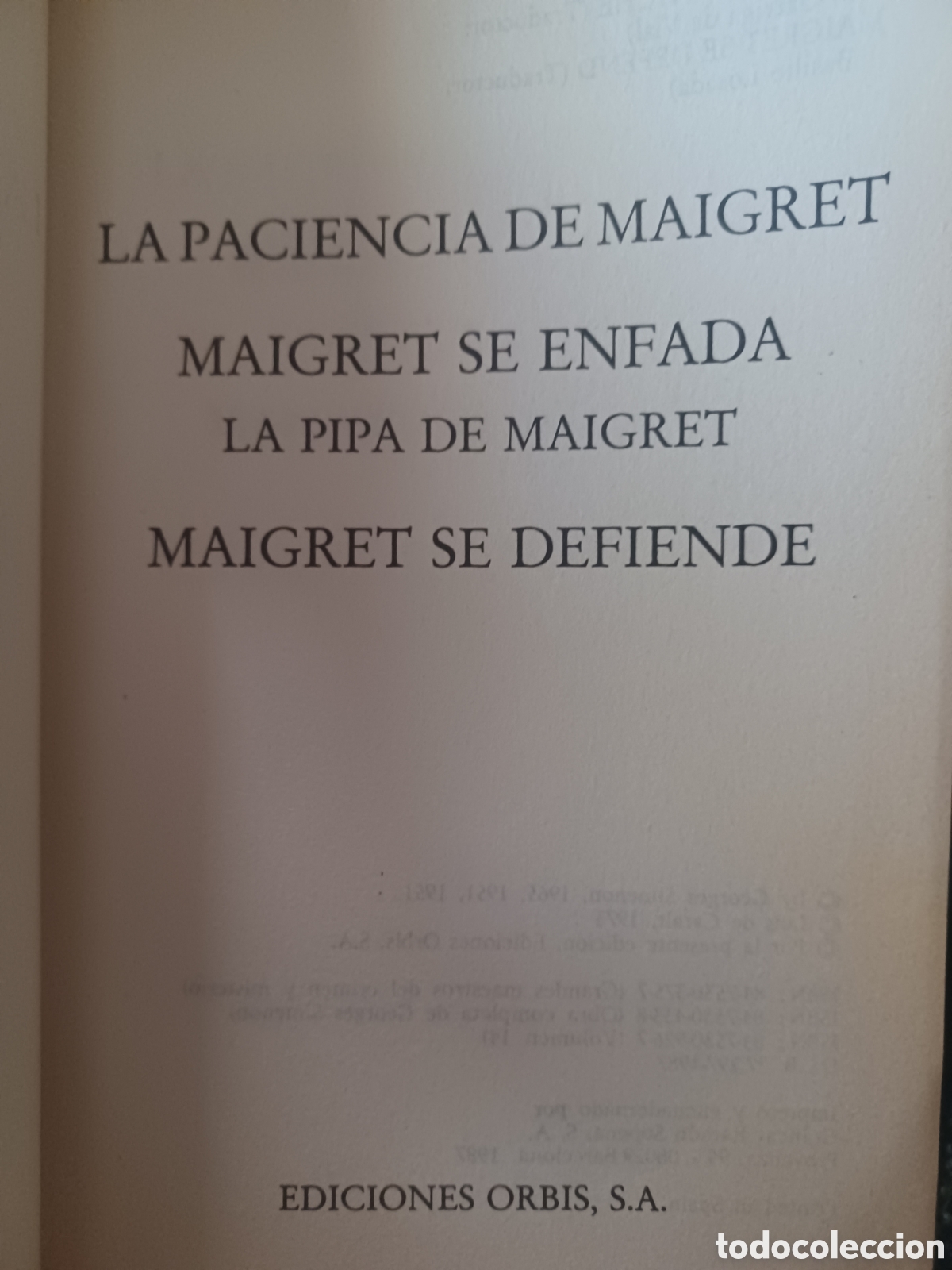 Libros: Barybook 227. Obras completas Georges Simenon - Foto 3