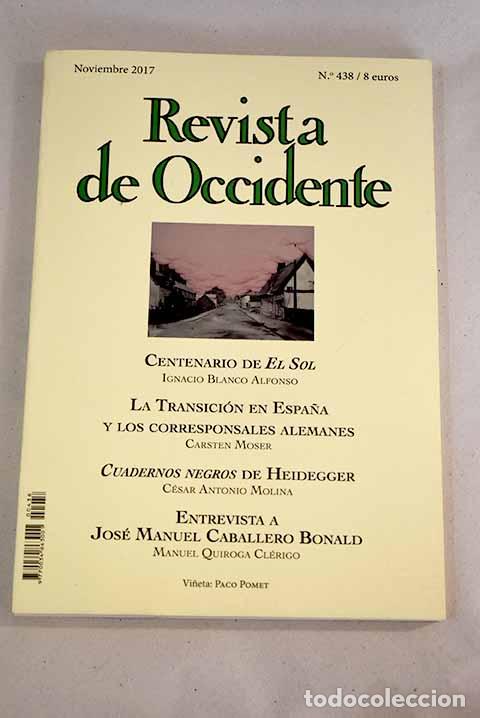 Libros: Revista de Occidente, A&ntilde;o 2017, n&ordm; 438, Centenario de El Sol:: Centenario de El Sol - Foto 1