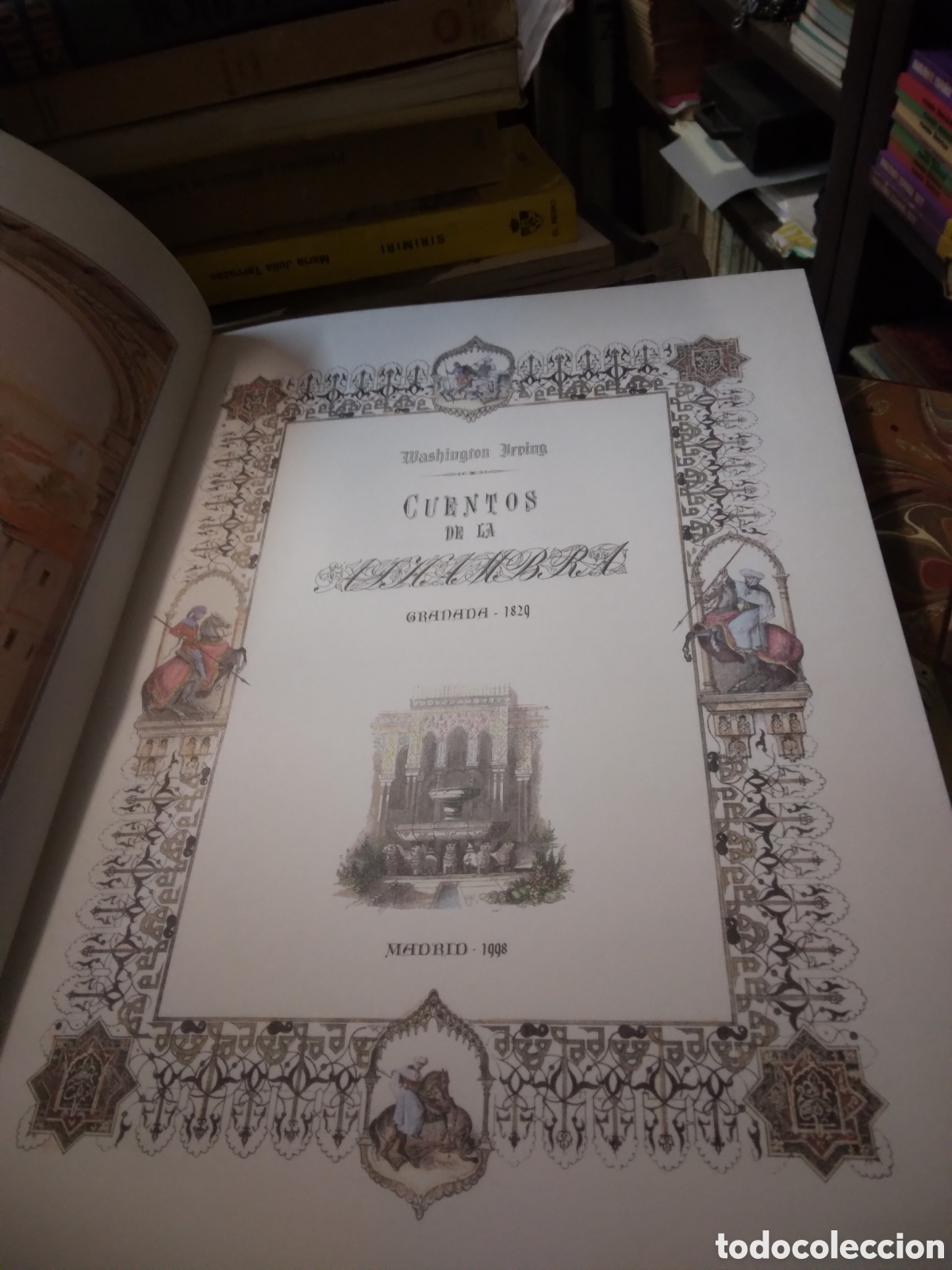 Libros: Cuentos de la Alhambra, Facsimil, 1998 - Foto 5