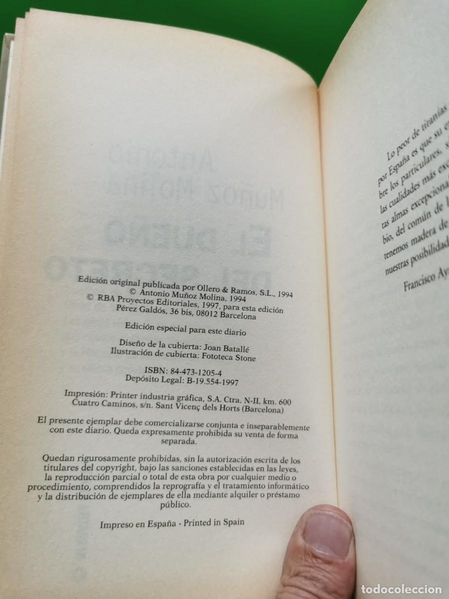 Libros: LIBRO EL DUE&Ntilde;O DEL SECRETO -ANTONIO MU&Ntilde;OZ MOLINA- - Foto 3