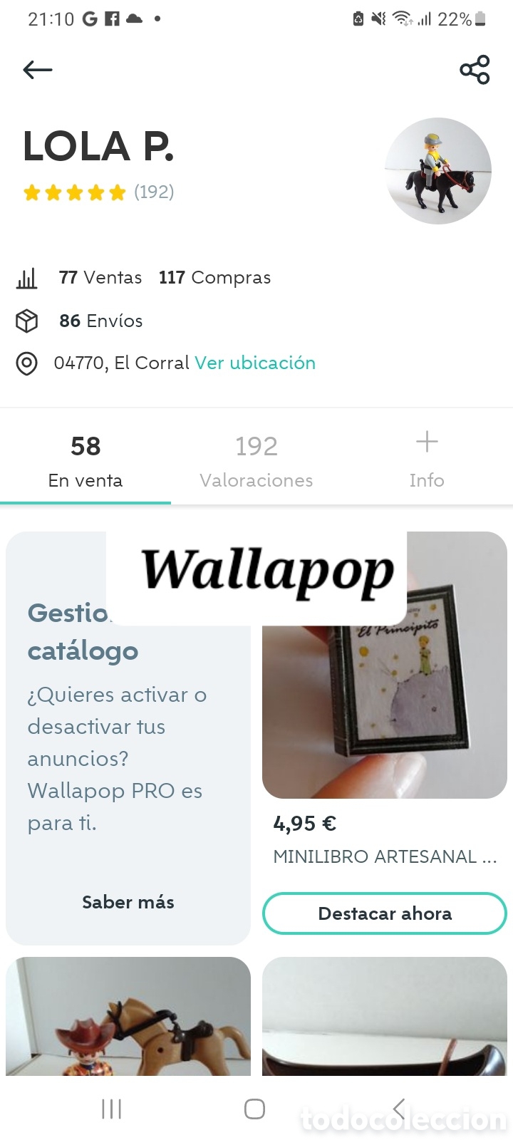 Libros: Minilibro miniatura El principito. Con texto e im&aacute;genes en el interior - Foto 2