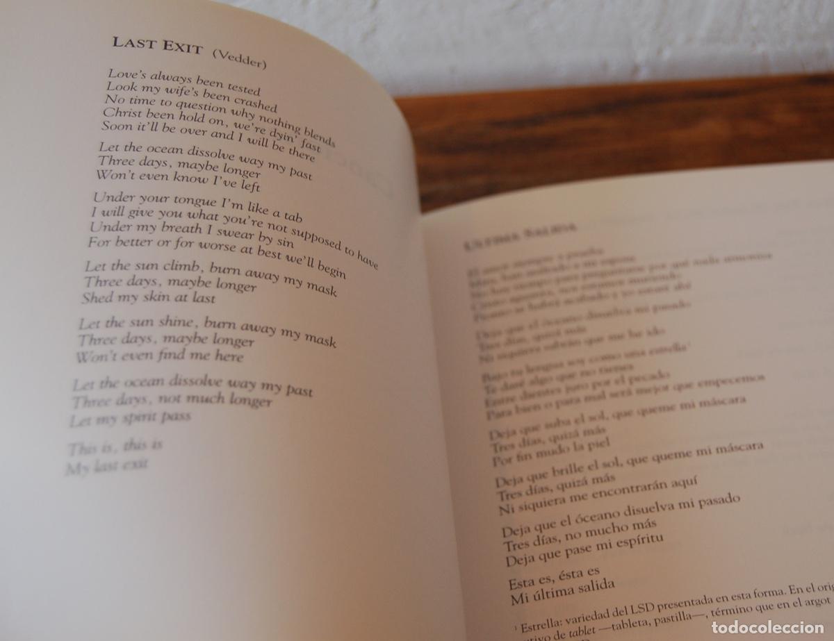 Libros: VITALOGY. Letras - PEARL JAM - Foto 2