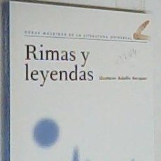Libros: RIMAS Y LEYENDAS - BÉCQUER, GUSTAVO ADOLFO