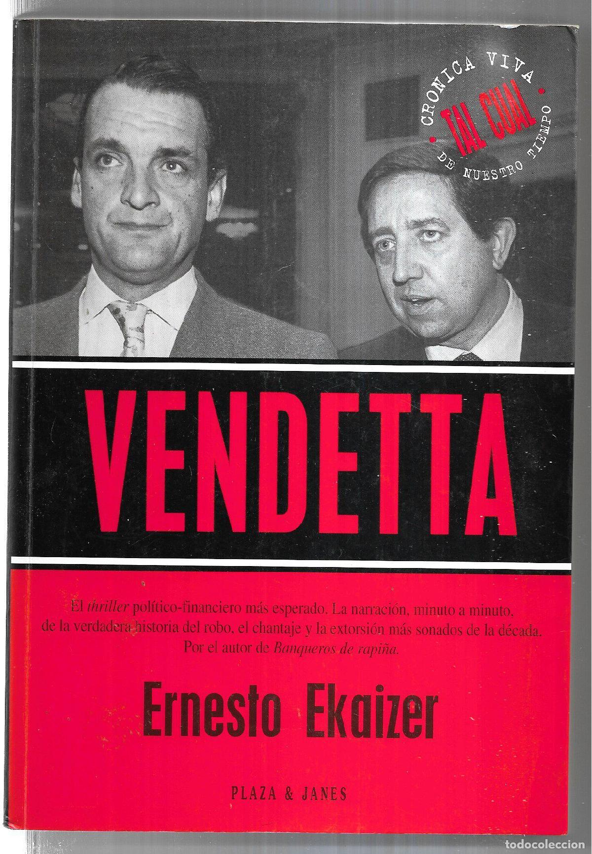 Libros: VENDETTA - EKAIZER, ERNESTO - Foto 1