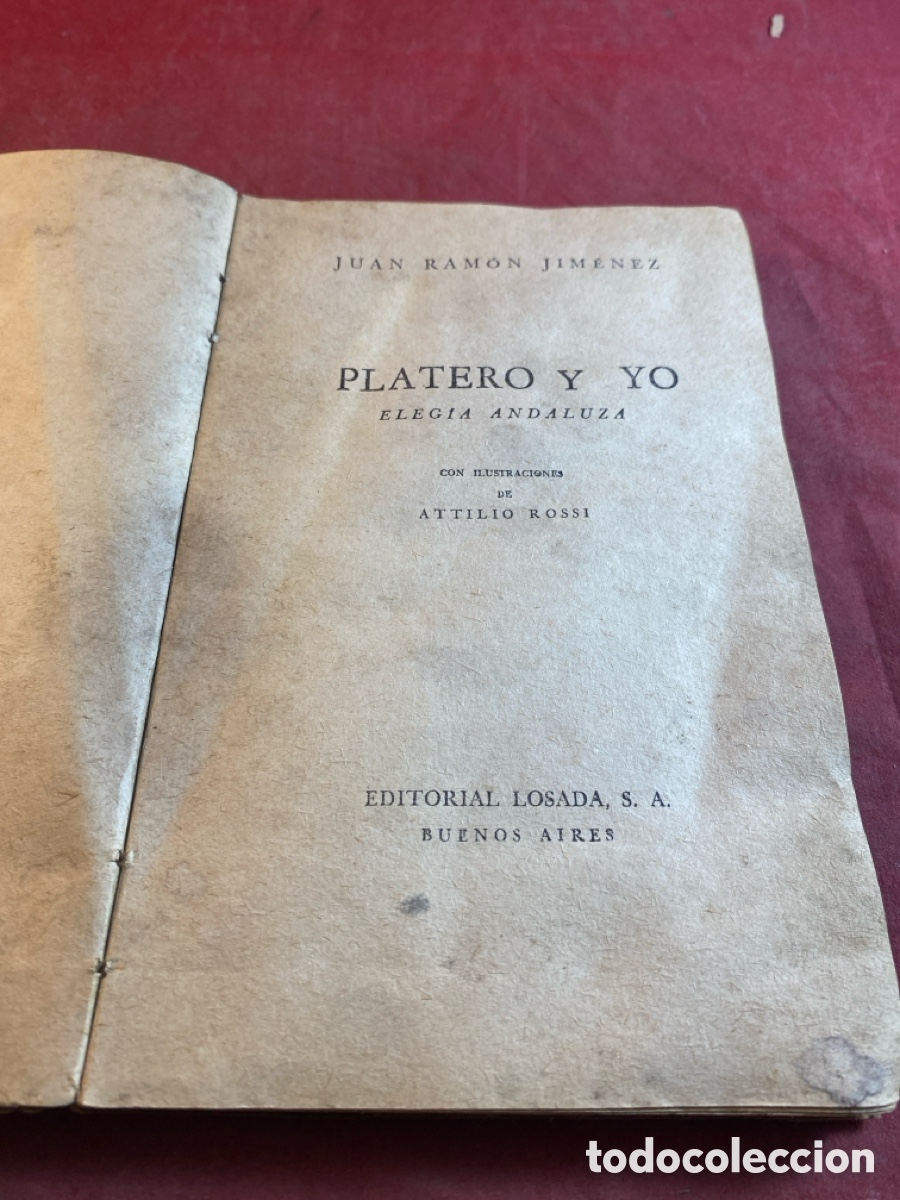 Libros: PLATERO Y YO 1914 - Foto 2