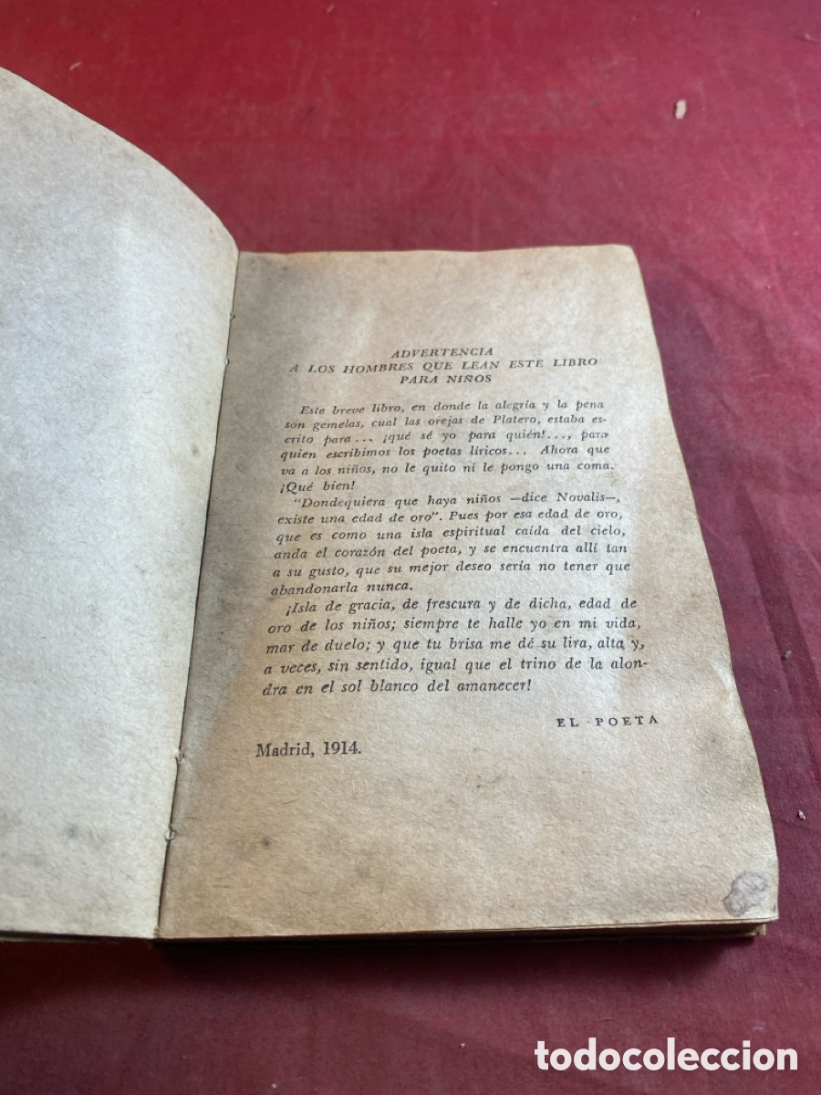 Libros: PLATERO Y YO 1914 - Foto 3
