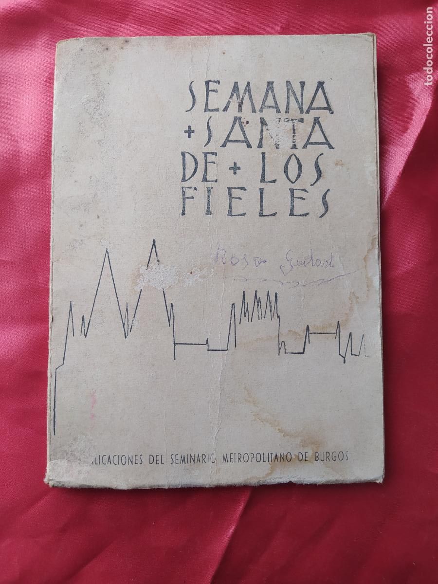Libros: Semana santa de los fieles. Firmado. 1957. L.25813-233