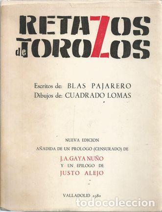 Libros: RETAZOS DE TOROZOS - PAJARERO, BLAS - Foto 1