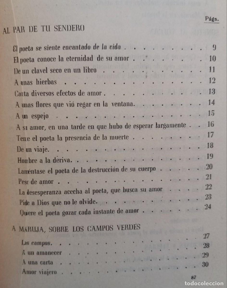 Libros: Al par de tu sendero. - L&Oacute;PEZ ANGLADA, Luis: - Foto 3