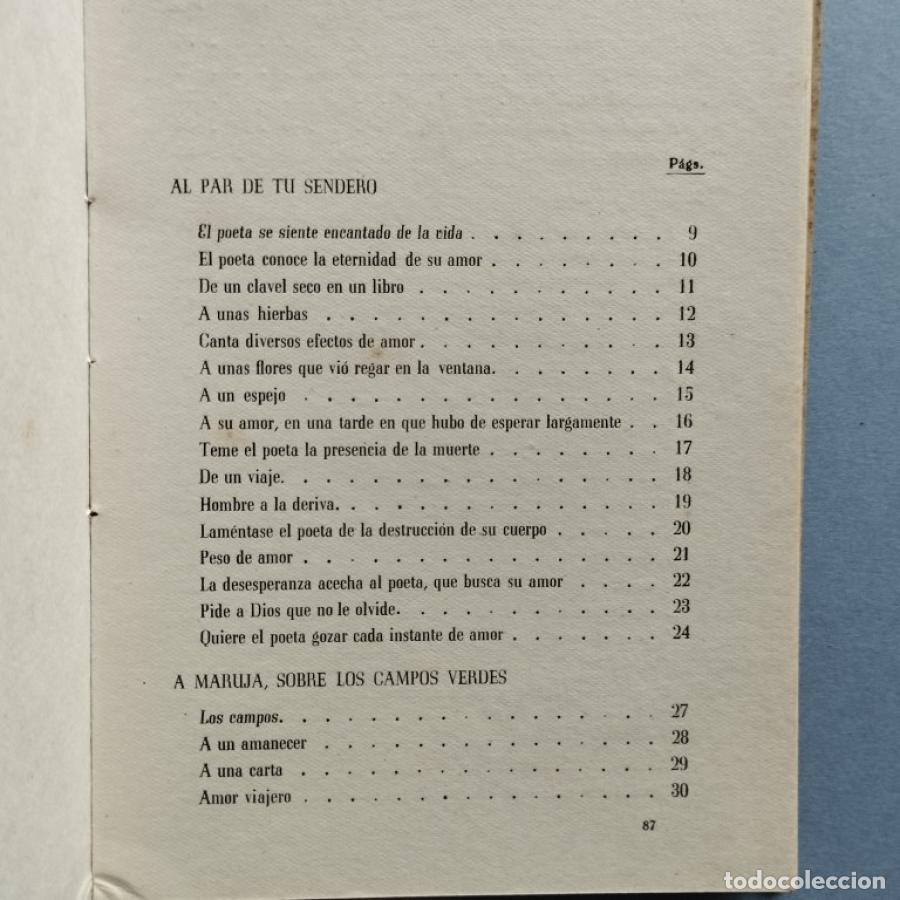 Libros: AL PAR DE TU SENDERO. - L&Oacute;PEZ ANGLADA, Luis. - Foto 3