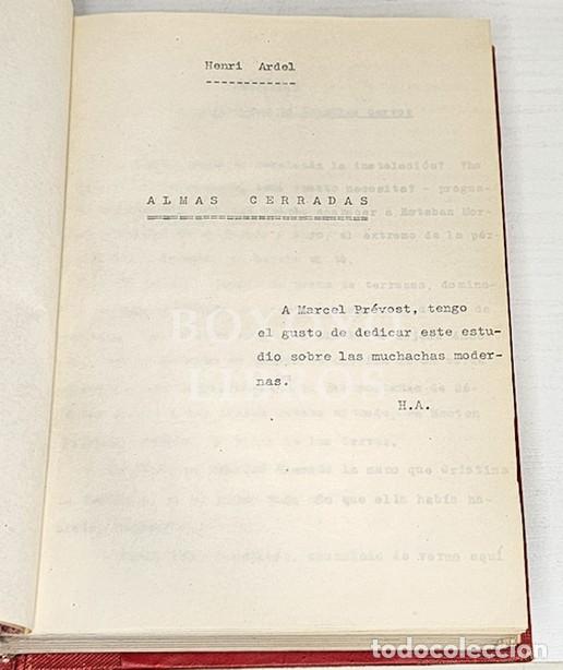 Libros: ARDEL, Henry. Almas cerradas - Foto 2
