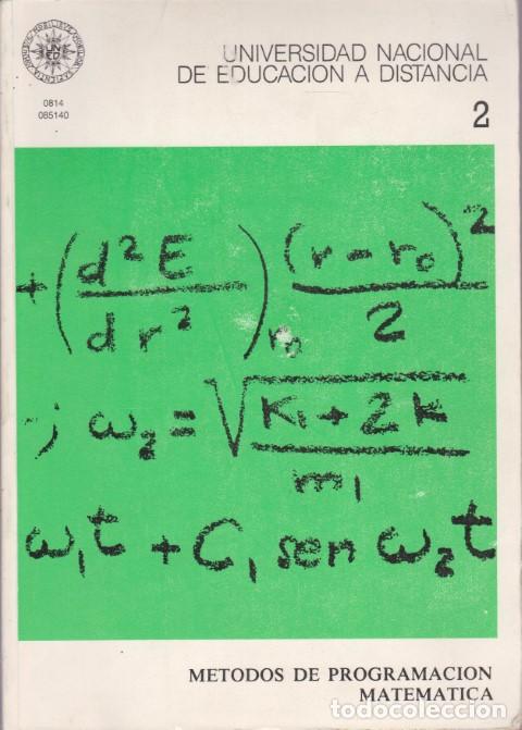 Livres: METODOS DE PROGRAMACION MATEMATICA. II. UNIDAD DID&Aacute;CTICA 4 - RAFAEL INFANTE MAC&Iacute;AS