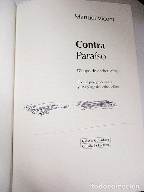 Libros: VICENT, Manuel. - CONTRA PARA&Iacute;SO. - Foto 3