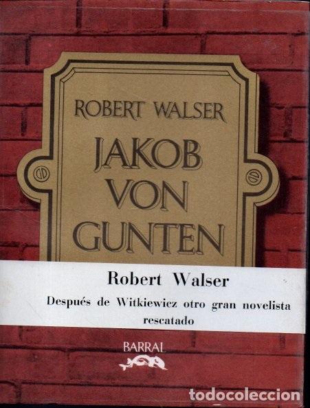 Libros: JAKOB VON GUNTEN. - WALSER, Robert. - Foto 1