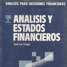 Libros: ANALISIS Y ESTADOS FINANCIEROS, ANALISIS PARA DECISIONES FINANCIERAS (9788423409068)